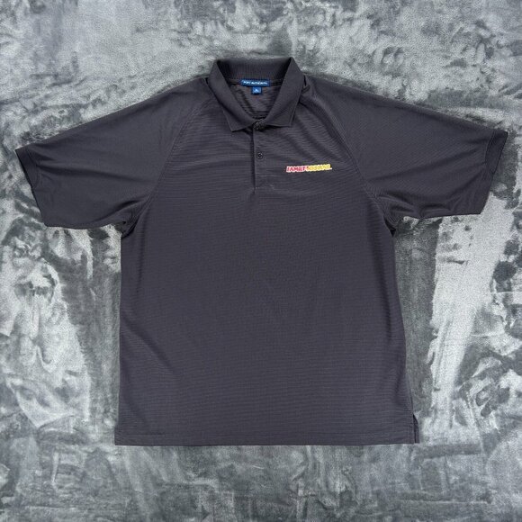 Port Authority Gray Polo Shirt Men XL Family Dollar Store Employee Work Team - Picture 7 of 12